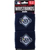 image:imageFranklin Sports MLB Team Licensed Baseball Wristbands  MLB Team Logo Sweat Wristbands  Great for Costumes  Uniforms  PairTampa Bay Rays