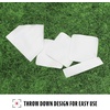 image:imageFranklin Sports MLB Throw Down Baseball Bases with Home Plate  Pitchers Rubber  Backyard Rubber Base Set Perfect for Baseball Teeball  KickballWhite