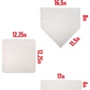 image:imageFranklin Sports MLB Throw Down Baseball Bases with Home Plate  Pitchers Rubber  Backyard Rubber Base Set Perfect for Baseball Teeball  KickballWhite