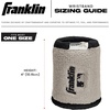 image:imageFranklin Sports MLB Wristbands  Xvent  Baseball  Softball  4 inches  Breathable  DurableBlack  Gray