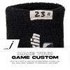 image:imageFranklin Sports MLB Wristbands  Xvent  Baseball  Softball  4 inches  Breathable  DurableBlack  Gray