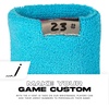 image:imageFranklin Sports MLB Wristbands  Xvent  Baseball  Softball  4 inches  Breathable  DurableBlue  Pink