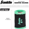 image:imageFranklin Sports MLB Wristbands  Xvent  Baseball  Softball  4 inches  Breathable  DurableMint  Black