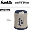 image:imageFranklin Sports MLB Wristbands  Xvent  Baseball  Softball  4 inches  Breathable  DurableNavy  Gray