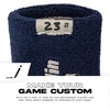 image:imageFranklin Sports MLB Wristbands  Xvent  Baseball  Softball  4 inches  Breathable  DurableNavy  Gray