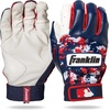 image:imageFranklin Sports MLB Youth Batting Gloves  Digitek Camo Baseball  Softball  Premium Leather  Many Sizes  Colors  YouthWhiteRedNavy