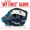image:imageFranklin Sports MLB Youth Teeball Glove and Ball Set  Kids Baseball and Teeball  Perfect First Kids Glove  95Team Specific
