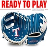 image:imageFranklin Sports MLB Youth Teeball Glove and Ball Set  Kids Baseball and Teeball  Perfect First Kids Glove  95Team Specific