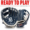 image:imageFranklin Sports MLB Youth Teeball Glove and Ball Set  Kids Baseball and Teeball  Perfect First Kids Glove  95Team Specific