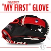 image:imageFranklin Sports MLB Youth Teeball Glove and Ball Set  Kids Baseball and Teeball  Perfect First Kids Glove  95Team Specific