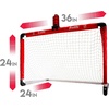 image:imageFranklin Sports Mini Hockey Goal Set  NHL Light Up Knee Hockey Goal and Stick Set with Hockey Ball  Perfect for Indoor Floor Hockey and Knee Hockey Red 36 L x 36 W x 24 H