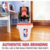 image:imageFranklin Sports NBA Mini Hoop Waste Bin  11 BasketballThemed Trash Can with Removable Rim for Kids Rooms Dorms and Fun Indoor Paper Toss Play  Official NBA Branding Practical amp Playful Design