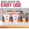 image:imageFranklin Sports NBA Mini Hoop Waste Bin  11 BasketballThemed Trash Can with Removable Rim for Kids Rooms Dorms and Fun Indoor Paper Toss Play  Official NBA Branding Practical amp Playful Design