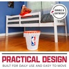 image:imageFranklin Sports NBA Mini Hoop Waste Bin  11 BasketballThemed Trash Can with Removable Rim for Kids Rooms Dorms and Fun Indoor Paper Toss Play  Official NBA Branding Practical amp Playful Design