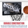 image:imageFranklin Sports NBA Team Over the Door Basketball Hoops  Kids Indoor Mini Basketball Hoop  Ball Set  NBA Fan Mini HoopsBrooklyn Nets