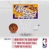 image:imageFranklin Sports NBA Team Over the Door Basketball Hoops  Kids Indoor Mini Basketball Hoop  Ball Set  NBA Fan Mini HoopsLos Angeles Lakers