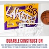 image:imageFranklin Sports NBA Team Over the Door Basketball Hoops  Kids Indoor Mini Basketball Hoop  Ball Set  NBA Fan Mini HoopsLos Angeles Lakers