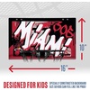 image:imageFranklin Sports NBA Team Over the Door Basketball Hoops  Kids Indoor Mini Basketball Hoop  Ball Set  NBA Fan Mini HoopsMiami Heat