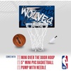 image:imageFranklin Sports NBA Team Over the Door Basketball Hoops  Kids Indoor Mini Basketball Hoop  Ball Set  NBA Fan Mini HoopsMinnesota Timberwolves