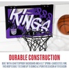 image:imageFranklin Sports NBA Team Over the Door Basketball Hoops  Kids Indoor Mini Basketball Hoop  Ball Set  NBA Fan Mini HoopsSacramento Kings