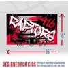 image:imageFranklin Sports NBA Team Over the Door Basketball Hoops  Kids Indoor Mini Basketball Hoop  Ball Set  NBA Fan Mini HoopsToronto Raptors