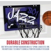 image:imageFranklin Sports NBA Team Over the Door Basketball Hoops  Kids Indoor Mini Basketball Hoop  Ball Set  NBA Fan Mini HoopsUtah Jazz
