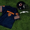 image:imageFranklin Sports NFL Kids Helmet  Jersey Sets  Youth NFL Team Uniform Sets  Costume Set  Helmet Jersey  ChinstrapMediumChicago Bears