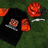 image:imageFranklin Sports NFL Kids Helmet  Jersey Sets  Youth NFL Team Uniform Sets  Costume Set  Helmet Jersey  ChinstrapMediumCincinnati Bengals