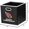 image:imageFranklin Sports NFL Storage Bins  Collapsible Cube Container  Basket  NFL Office Bedroom  Living Room  11x11Arizona Cardinals