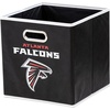 image:imageFranklin Sports NFL Storage Bins  Collapsible Cube Container  Basket  NFL Office Bedroom  Living Room  11x11Atlanta Falcons