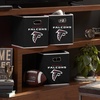 image:imageFranklin Sports NFL Storage Bins  Collapsible Cube Container  Basket  NFL Office Bedroom  Living Room  11x11Atlanta Falcons