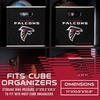 image:imageFranklin Sports NFL Storage Bins  Collapsible Cube Container  Basket  NFL Office Bedroom  Living Room  11x11Atlanta Falcons