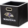 image:imageFranklin Sports NFL Storage Bins  Collapsible Cube Container  Basket  NFL Office Bedroom  Living Room  11x11Baltimore Ravens