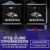 image:imageFranklin Sports NFL Storage Bins  Collapsible Cube Container  Basket  NFL Office Bedroom  Living Room  11x11Baltimore Ravens