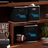 image:imageFranklin Sports NFL Storage Bins  Collapsible Cube Container  Basket  NFL Office Bedroom  Living Room  11x11Carolina Panthers