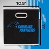 image:imageFranklin Sports NFL Storage Bins  Collapsible Cube Container  Basket  NFL Office Bedroom  Living Room  11x11Carolina Panthers