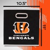 image:imageFranklin Sports NFL Storage Bins  Collapsible Cube Container  Basket  NFL Office Bedroom  Living Room  11x11Cincinnati Bengals