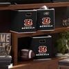 image:imageFranklin Sports NFL Storage Bins  Collapsible Cube Container  Basket  NFL Office Bedroom  Living Room  11x11Cincinnati Bengals