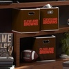 image:imageFranklin Sports NFL Storage Bins  Collapsible Cube Container  Basket  NFL Office Bedroom  Living Room  11x11Cleveland Browns