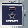 image:imageFranklin Sports NFL Storage Bins  Collapsible Cube Container  Basket  NFL Office Bedroom  Living Room  11x11Dallas Cowboys