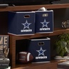 image:imageFranklin Sports NFL Storage Bins  Collapsible Cube Container  Basket  NFL Office Bedroom  Living Room  11x11Dallas Cowboys
