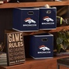 image:imageFranklin Sports NFL Storage Bins  Collapsible Cube Container  Basket  NFL Office Bedroom  Living Room  11x11Denver Broncos