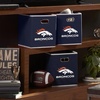 image:imageFranklin Sports NFL Storage Bins  Collapsible Cube Container  Basket  NFL Office Bedroom  Living Room  11x11Denver Broncos