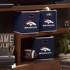 image:imageFranklin Sports NFL Storage Bins  Collapsible Cube Container  Basket  NFL Office Bedroom  Living Room  11x11Denver Broncos