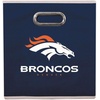 image:imageFranklin Sports NFL Storage Bins  Collapsible Cube Container  Basket  NFL Office Bedroom  Living Room  11x11Denver Broncos