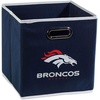 image:imageFranklin Sports NFL Storage Bins  Collapsible Cube Container  Basket  NFL Office Bedroom  Living Room  11x11Denver Broncos