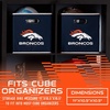 image:imageFranklin Sports NFL Storage Bins  Collapsible Cube Container  Basket  NFL Office Bedroom  Living Room  11x11Denver Broncos
