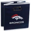 image:imageFranklin Sports NFL Storage Bins  Collapsible Cube Container  Basket  NFL Office Bedroom  Living Room  11x11Denver Broncos