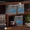 image:imageFranklin Sports NFL Storage Bins  Collapsible Cube Container  Basket  NFL Office Bedroom  Living Room  11x11Detroit Lions