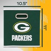 image:imageFranklin Sports NFL Storage Bins  Collapsible Cube Container  Basket  NFL Office Bedroom  Living Room  11x11Green Bay Packers